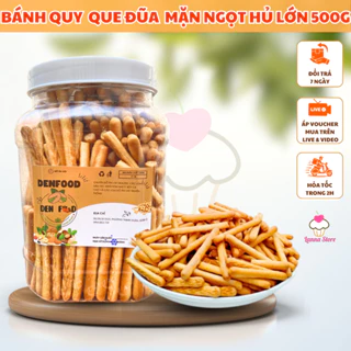 500gr Bánh quy đũa bơ sữa giòn tan thơm ngon, bánh que tuổi thơ