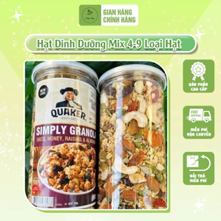 Hạt Granola Đậu Đậu Shop - Hạt Dinh Dưỡng Mix 4-9 Loại Có Yến Mạch, Ngũ Cốc Ăn Kiêng Giảm Cân Dinh Dưỡng 500g