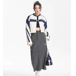 Áo Khoác Dù Nữ Form Croptop Logo Thuê Siêu Xinh Hot Hit - CLITUS FASHION