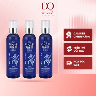 Nước hoa hồng Hatomugi màu xanh 250ml