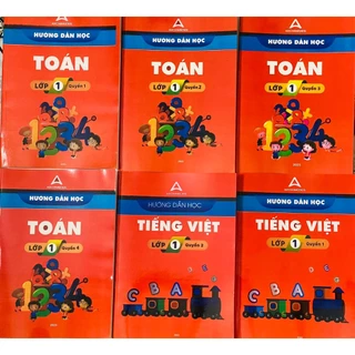 Sách - Hướng dẫn học Toán, Tiếng Việt lớp 1 Archimedes (đủ bộ)