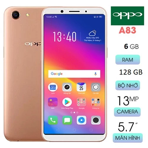 Điện thoại Oppo A83 Zin Chính Hãng 2sim ram 6/128G, Cấu hình mạnh đỉnh Cày PUBG/Liên Quân/Free Fire/Tiktok siêu mượt