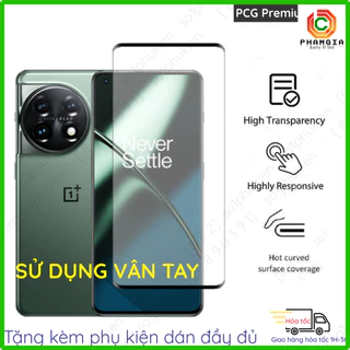 Kính cường lực OnePlus 11 (1+ 11)/ 11R (1+ 11R)/ 12 (1+ 12)/ 12R (1+ 12R) Ace 2/ Ace 2 Pro/ Ace 3 full keo, keo uv