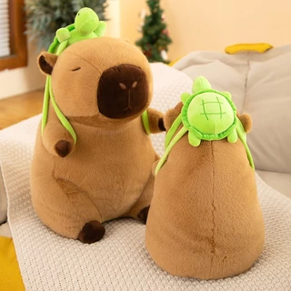 Gấu bông Capybara, Gấu bông Capybara đeo balo rùa, chuột lang nước