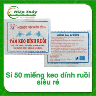 Sỉ 50 Miếng keo dính ruồi Nam Việt siêu dính giá rẻ