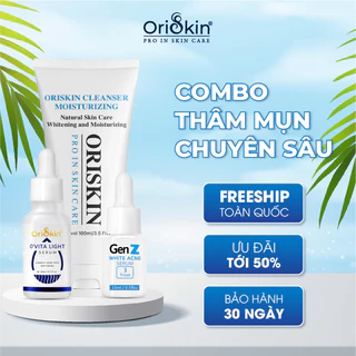 Combo Giúp Giảm Thâm, Hỗ Trợ Giảm Mụn, Gồm Serum GenZ 15ml, Serum O'Vita Light 20ml và Sửa Rữa Mặt 100ml