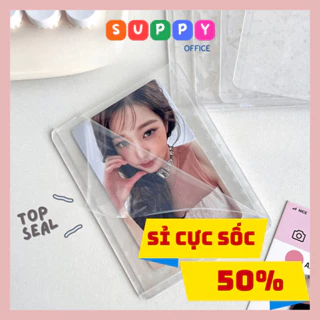 Toploader trong suốt kích thước A7 bảo vệ card idol siêu xinh Suppy