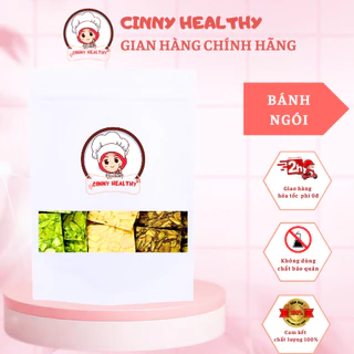 Bánh Ngói hạnh nhân thương hiệu Cinny Healthy Không đường Bánh ăn kiêng - Bánh hạt dinh dưỡng ngũ cốc bánh healthy