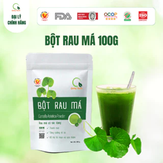 [ DATE MỚI ] Bột Rau Má Sấy Lạnh Nguyên Chất SIÊU MỊN Giúp Detox Cơ Thể, Thanh Nhiệt, Mát Gan, Đẹp Da - Túi 100g