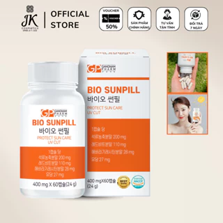 Viên uống chống nắng, viên chống nắng nội sinh Bio Sunpill Hàn Quốc, hộp 60 viên - JK Auth Cosmetics