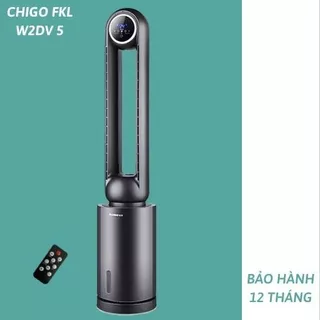 Quạt Không Cánh Lọc Không Khí Bụi Mịn Khử Trùng UV - CHIGO FKL -12 Tốc Độ Gió Làm Mát Bằng Hơi Nước-Tạo Ion Âm -Hẹn Giờ