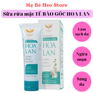 Sữa rửa mặt tế bào gốc hoa lan dịu nhẹ, cho da nhạy cảm, trắng da, làm sạch và loại bỏ bụi bẩn 100g date 2025