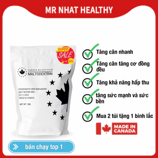 Sữa Tăng Cân Tăng Cơ Maltodextrin Canada 1kg - Mr Nhat Healthy