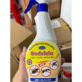 Dodolala Xịt Muỗi, Kiến, Gián, Côn Trùng Nguyên Liệu Nhập Khẩu lọ 350ml