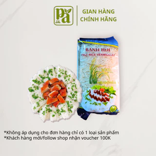 Combo 10 gói bánh hỏi khô Đồng Lúa đặc sản túi 350g ăn kèm thịt quay, thịt nướng bao ngon