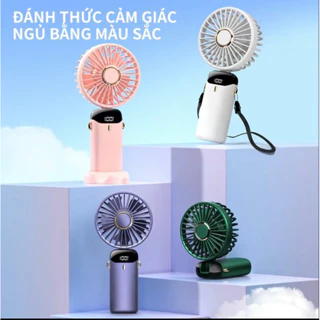 Quạt mini cầm tay tích điện 3 tốc độ gió