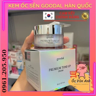 (Mẫu Mới) Kem ốc sên hàn quốc Goodal Premium Snail Tone - up Cream 30ml