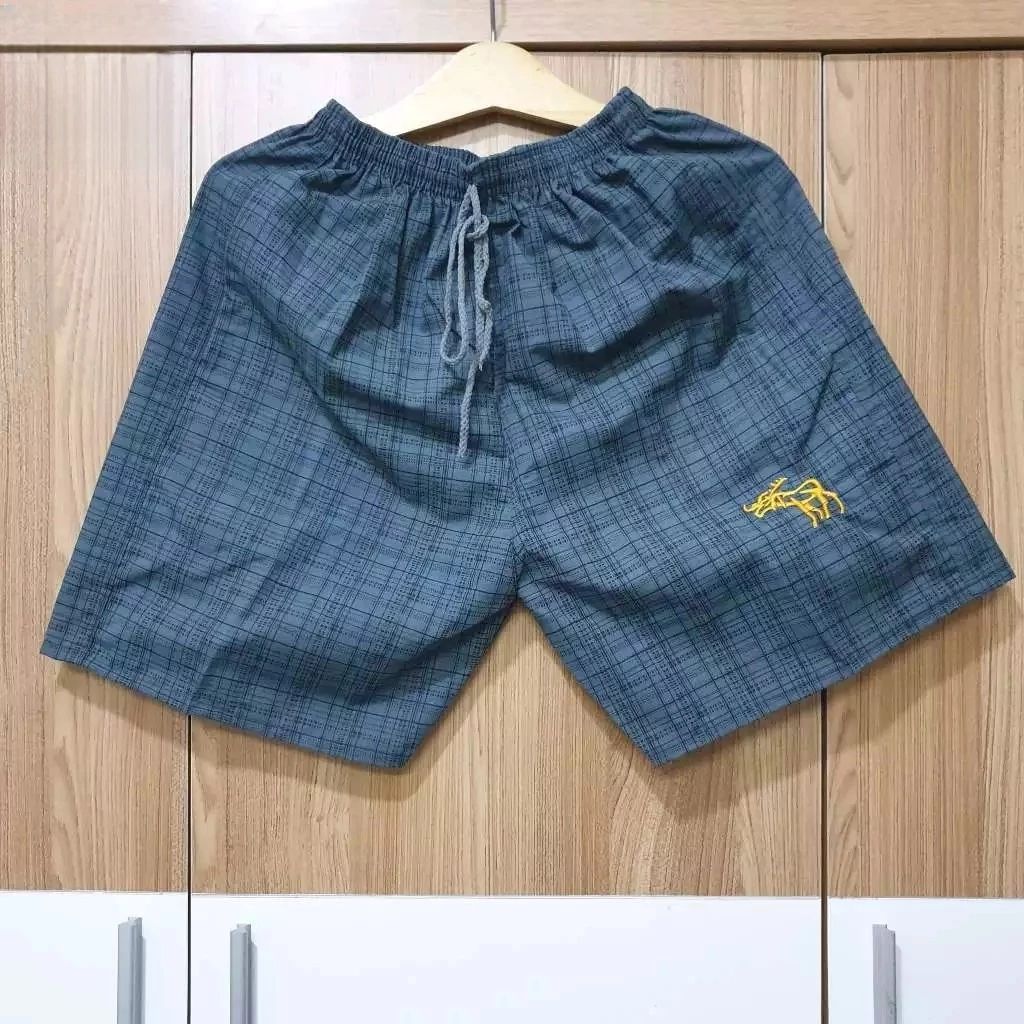 Quần Short Quần Đùi Nam Thêu Con Nai from Rộng Thoải Mái ,khóa kéo 2 bêm túi ,size từ 40-90kg