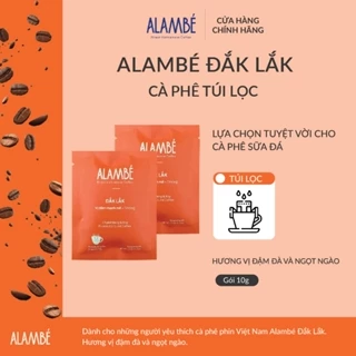 2 Gói 10g - Cà phê phin giấy/ túi lọc ALAMBÉ