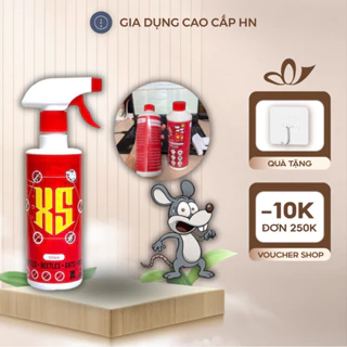 Chai Xịt Đuổi Chuột XS 500 ML Thái Lan Không Mùi An toàn Xua Đuổi Chuột Gián Côn Trùng Nguồn Gốc Thảo Mộc