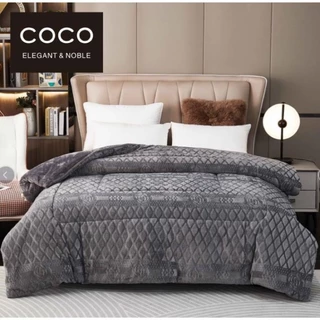 CHĂN COCO LÔNG THỎ ĐẠI HÀN - Kích cỡ sản phẩm : 2m x 2,3m - Cân nặng tiêu chuẩn 3,5KGCỘGn COCO Nhật Bản đã về rất nhiều.