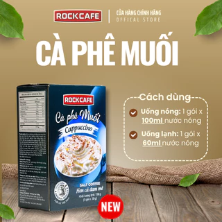 ROCKCAFE - CAPPUCCINO MUỐI (5 gói x 30 gram) - Đã hết chương trình tặng ly