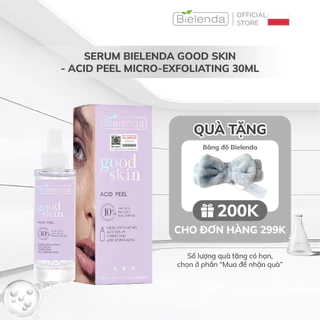 Serum giảm và ngừa mụn, mờ thâm, trẻ hóa da Bielenda Good Skin Acid Peel Micro-Exfoliating 30ml