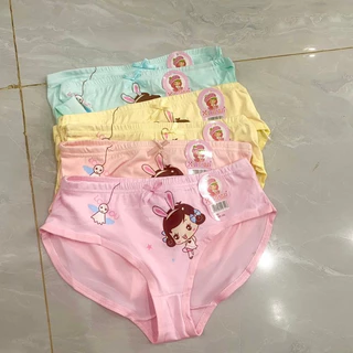 (10-35KG)combo 10 quần chip chéo cotton mềm mát cho bé gái