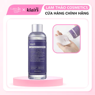 Toner Klairs 180ML - Nước hoa hồng Deal không mùi dưỡng ẩm và làm mềm da chính hãng