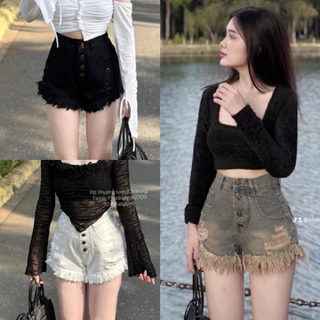 QUẦN SHORT 4 NÚT TUA HOT TREND