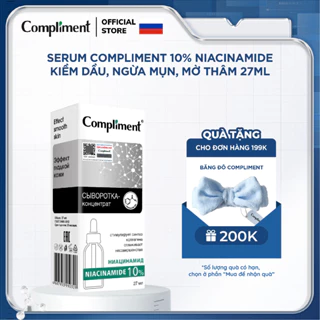 Serum Compliment 10% Niacinamide kiềm dầu, mờ thâm, giảm mụn