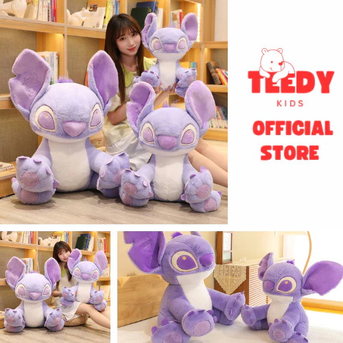 Gấu bông Stitch Tím Mộng Mơ Siêu Mềm Mịn Dễ Thương Món Quà Tặng Cho Dịp Lễ ,Sinh Nhật Teedy_kid