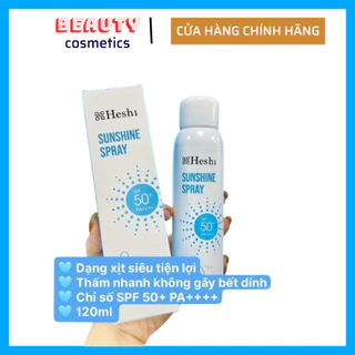 XỊT CHỐNG NẮNG HESHI - HESHI SUNSHINE SPRAY SPF 50+ PA++++