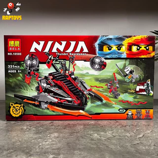 [Hỏa tốc HCM][Ninjago] Vermilion Invader Ninja City Mô hình đồ chơi lắp ráp | 384 Mảnh ghép