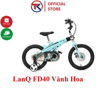 Xe Đạp Trẻ Em LanQ FD40 Vành Nan Hoa, Khung Kéo Dài Thêm 5cm Cho Bé Từ 2 Đến 7 Tuổi