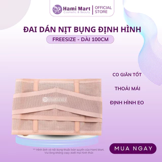 Đai Nịt Bụng Đai Dán Định Hình vòng eo Freesize 100cm