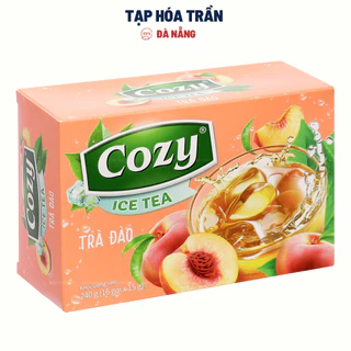 Trà Cozy hương đào hộp 240g (16 gói x 15g)