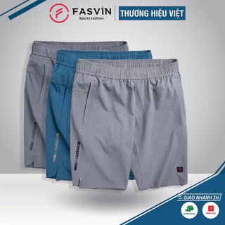 Quần short thể thao nam Fasvin S23554 chất liệu cao cấp mềm mịn thoải mái