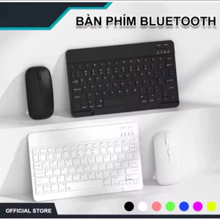 (SẴN HÀNG) Bàn phím không dây, Bàn phím bluetooth mini10 inch cho điện thoại, cho IOS Android Windows Tablets