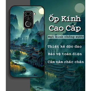 Ốp Lưng XIAOMI REDMI NOTE 9S, NOTE 9, NOTE 9 PRO Mặt kính sáng bóng, cao cấp Họa tiết phong cảnh