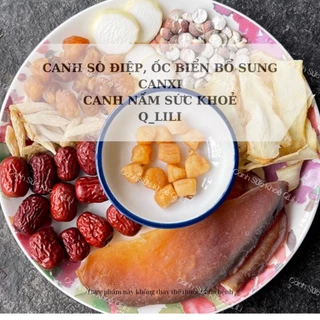 Set canh Cồi Sò Điệp, ốc biển Q_LiLi: bổ sung canxi, dinh dưỡng cho cơ thể