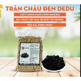 trân châu đen/caramen Dedu 1kg (thành phẩm dẻo, dai, không bở)