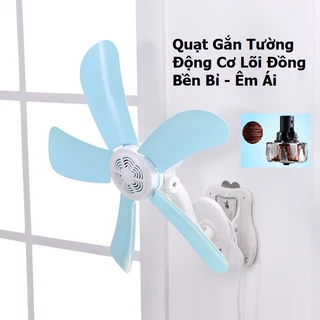 Quạt Điện Mini Gắn Tường Không Cần Khoan Lỗ，Không cần khoan cho nhà bếp/phòng tắm