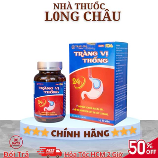 Viên dạ dày trào ngược Tràng Vị Thống chính hãng trần gia, giảm viêm loét dạ dày, đầy hơi trào ngược thực quản 30 Viên