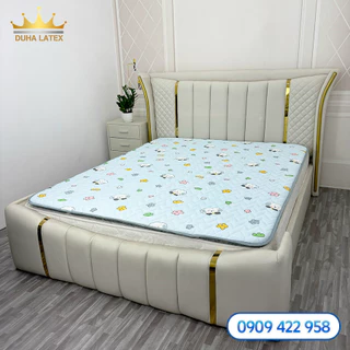 Topper điều hòa Tấm trải mát lạnh vải Tencel siêu mỏng giảm 4 đến 6 độ C cho thời tiết nắng nóng Duhalatex Store