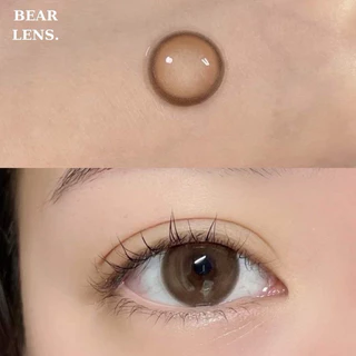 BEAR LENS Tổng Hợp Mẫu Kính Áp Tròng Nâu 0 Độ [Tặng Kèm Khay Đơn Đựng Lens]