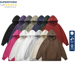 Áo Khoác Hoodie Trơn Chất Nỉ Bông Cao Câp Phù Hợp Nam Nữ