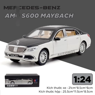 Mô hình xe Mercedes Maybach S600 tỉ lệ 1:24 Chezhi OT443