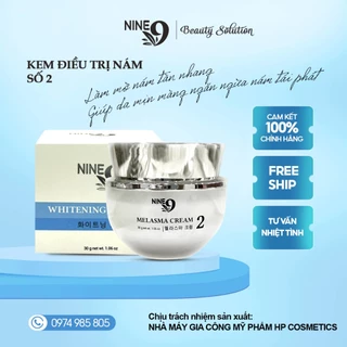 Kem nám ban đêm Nine 9 số 2 30gr mờ nám, tàn nhang dưỡng trắng da mịn màng trắng sáng