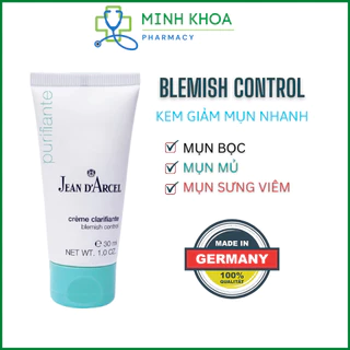 Blemish Control 30ml kem giảm mụn nhanh, chính hãng Jean d'Arcel Purifiante J11